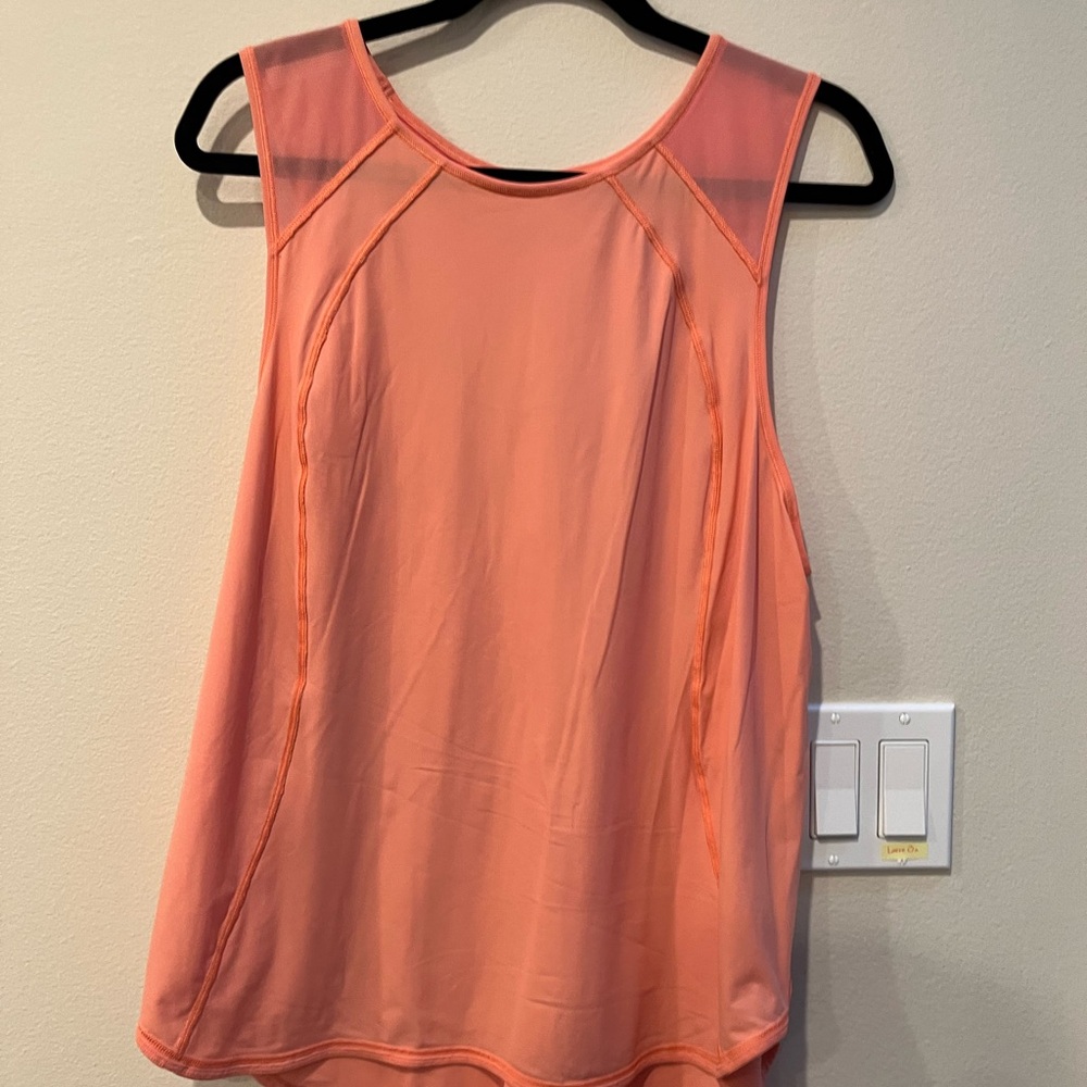 Lululemon Sculpt Women's Orange Sleeveless Top